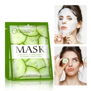 OEM Private Label Fruit Facial Mask Skin Care Whitening Moisturizing Disposable facial mask sheet
