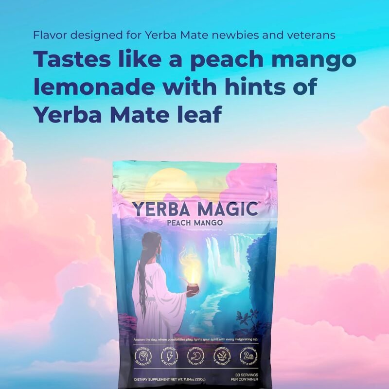 Yerba Mate Tea (Strawberry Matcha) 330g | Mental Clarity + Digestion Aid + Metabolic Support - Image 3