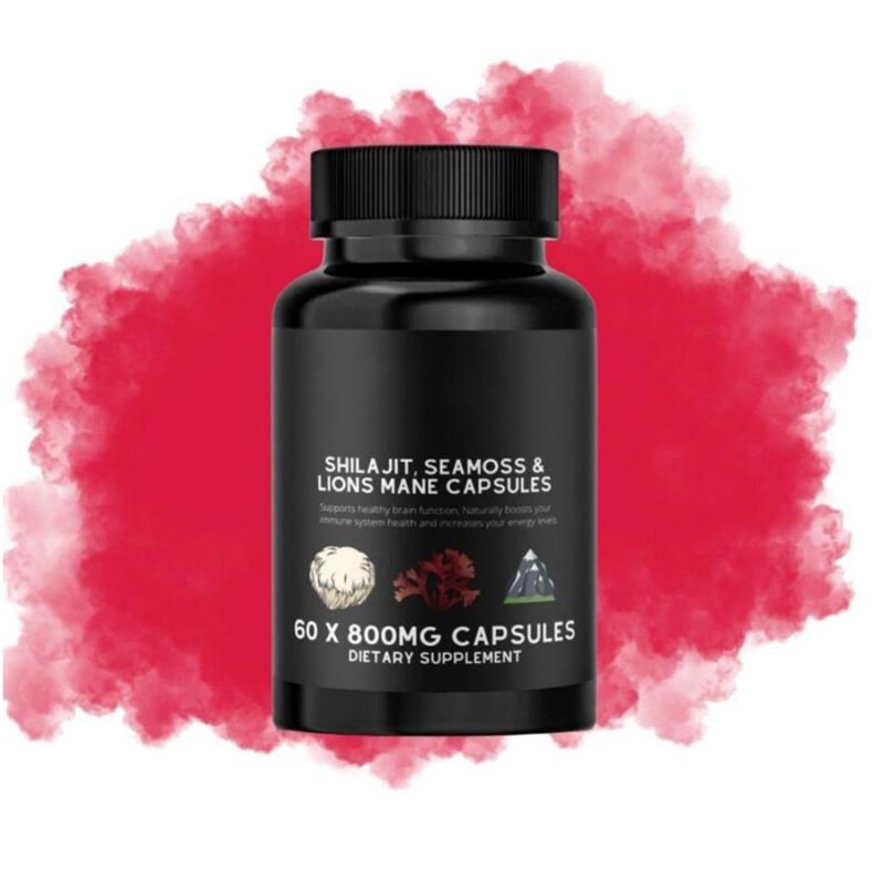 Buy Shilajit Lions Mane Capsules - Premium Quality Monkey Mushroom Supplements - Image 2