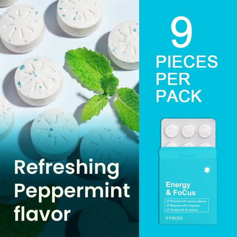 Spot Amazon TK Hot Selling Mint Flavored Coffee Chewing Gum for Energy & Focus - Buy Online - Image 3