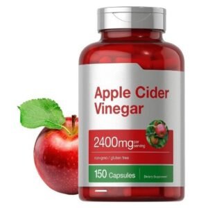 Apple Cider Vinegar Capsules 150ct | ACV Extract Blood Sugar Balance & Weight Management