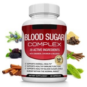 Blood Sugar Capsules 60ct | Glucose Balance & Metabolic Support